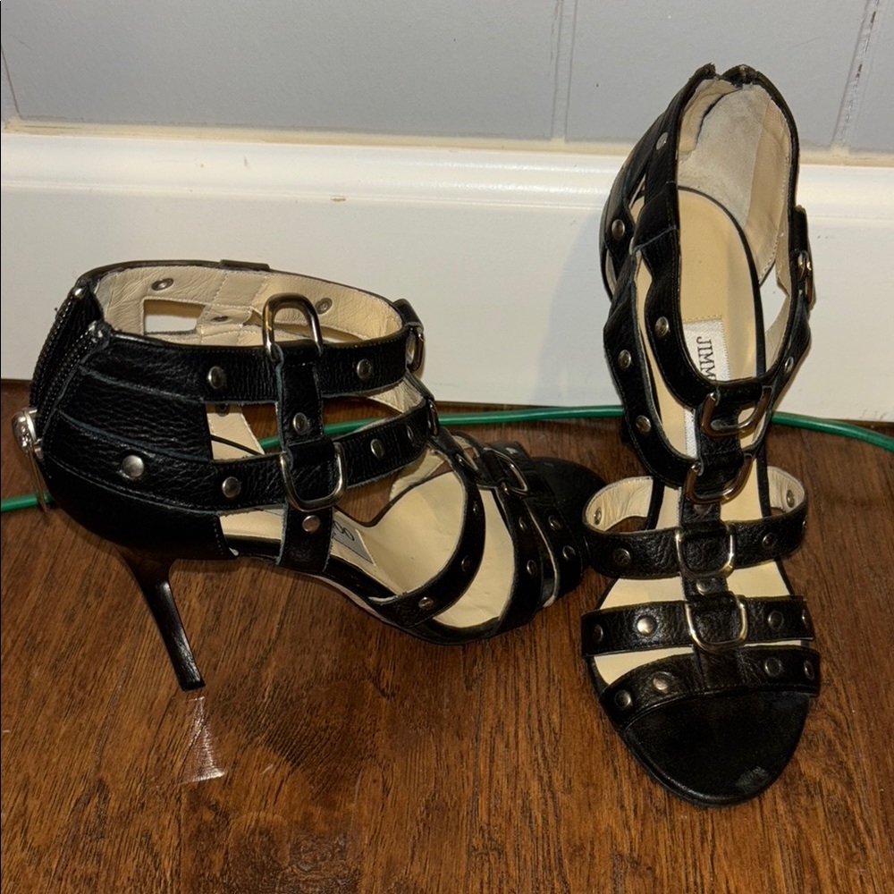 Jimmy Choo Black Patent Leather Heels